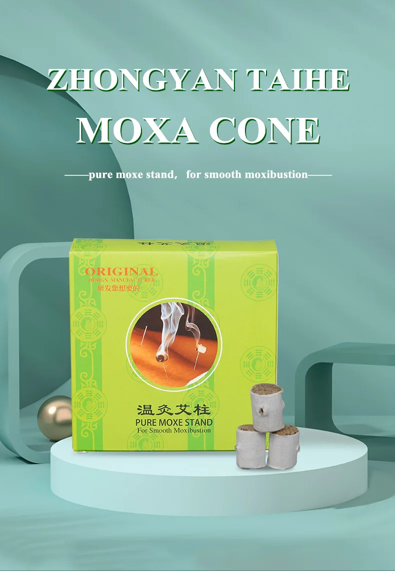 Description Picture 2 of itemMini Moxa Stick Pure Moxa Stick for Moxibustion 200pcs/box High Quality Extract Chinese Medicine Moxa Roll Warm Moxibustion Post