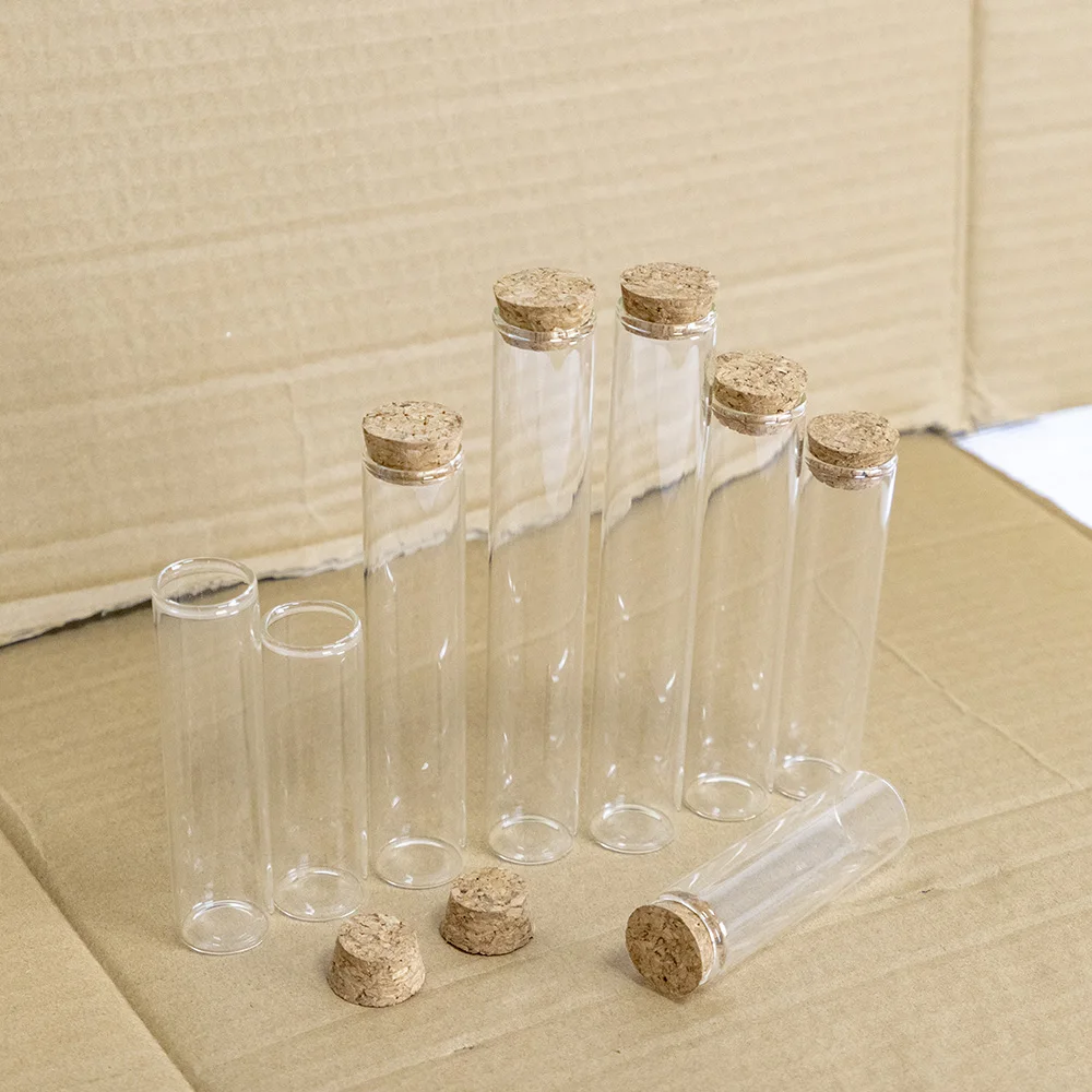 40ml 50ml 60ml 80ml 유리 병 맞춤형 결혼 선물 Hyaline 유리 공예 리필 가능 화장품 바이알 50 개