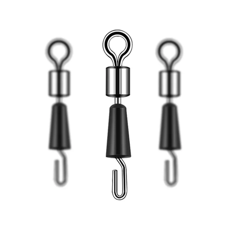30/50/100PCS Lager Wirbel Kugellager Wirbel Solide Ringe Angeln Stecker Ozean Boot Schnell schnelle Link Stecker – Detail 4
