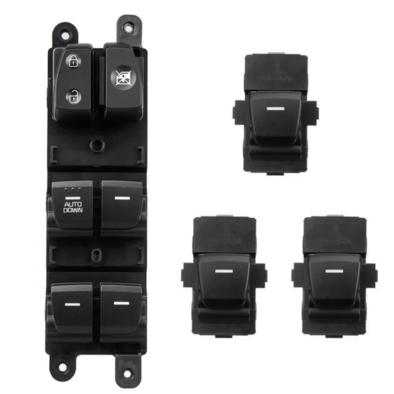 

Car Window Lifter Control Switch Assembly With Backlight Fit For Hyundai Creta IX25 2014-2019 93570-C90004X 93580-C9000