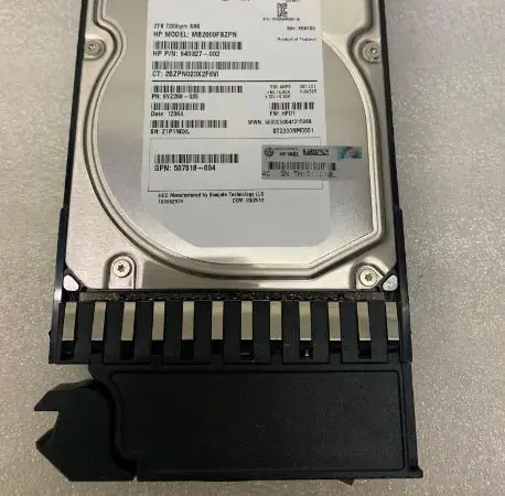 For AW555A 605475 001 604081 2T 7 2K SAS 6G 3 5 inch server hard disk