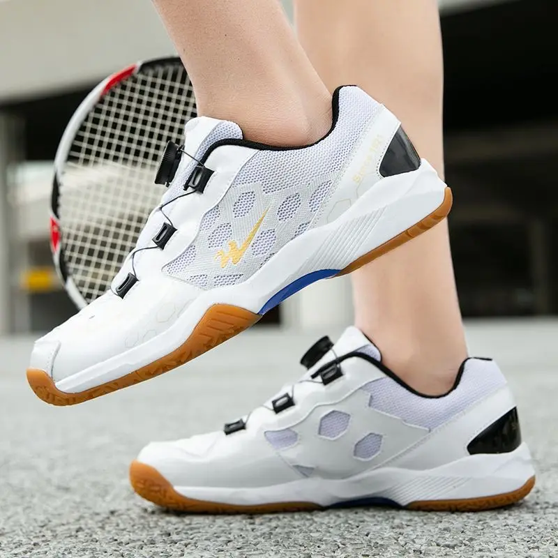 Men's and Women's Badminton Shoes Lightweight Table Tennis Shoes Comfortable Tennis Competition Training Sports Shoe