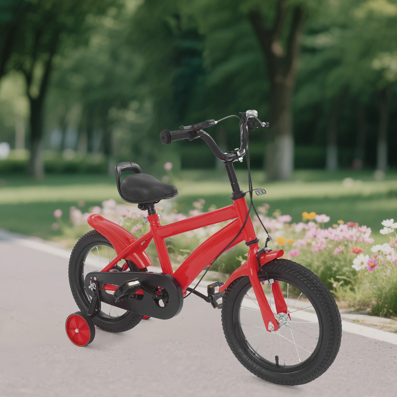 Zadný blatník na detskom bicykli