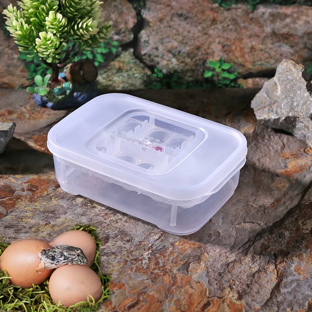 Reptiles Eggs Breeding Hatcher Case 12 Grids