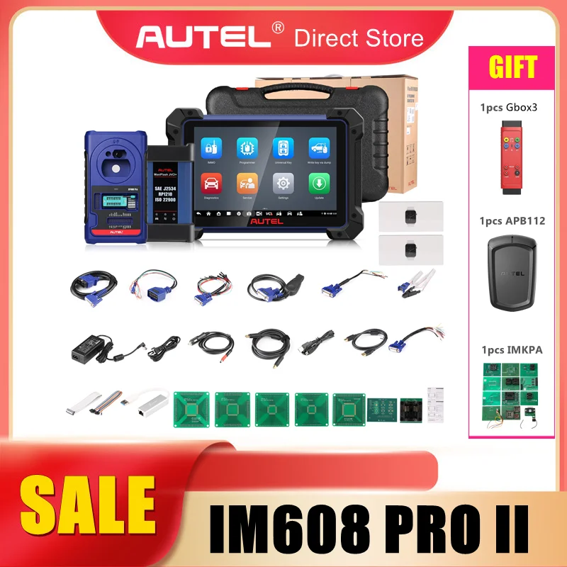 Autel Maxiim Im608 Ii Pro Key Programmierer Plus Imkpa Zubehör Mit Gbox3 Und Apb112 Und Otofix Uhr