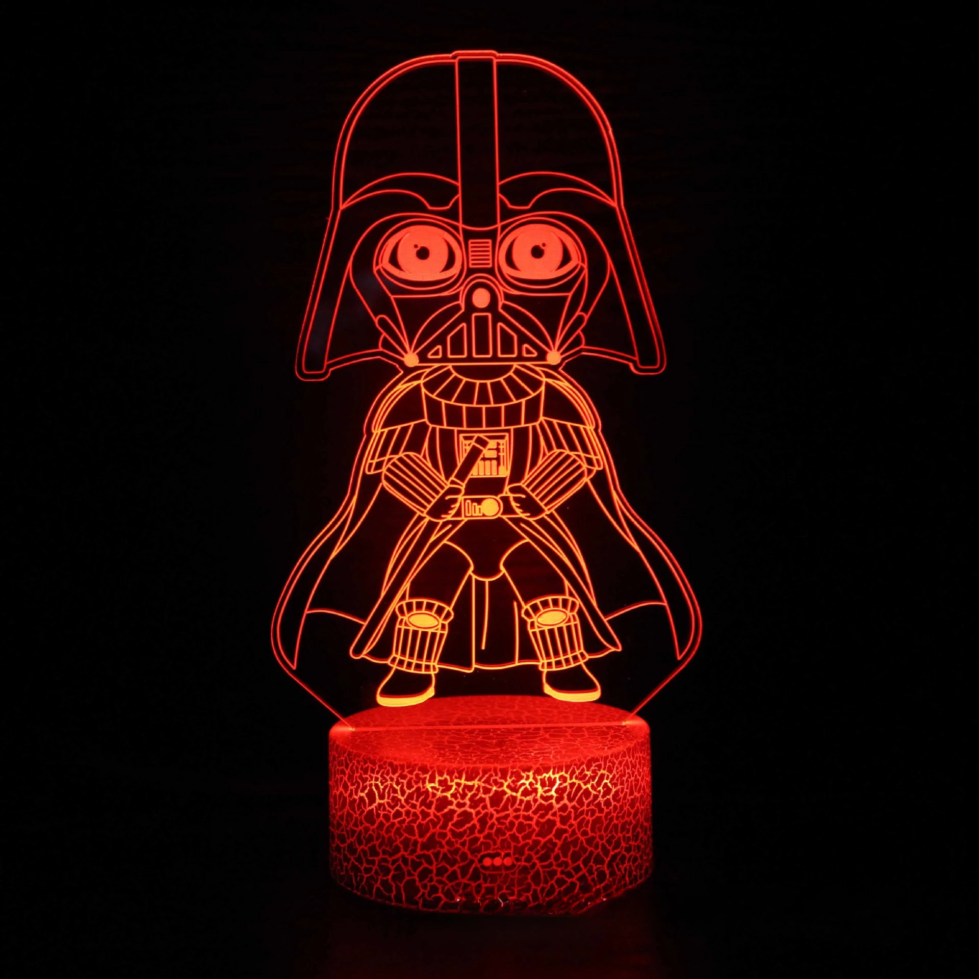 Yoda Master 리모컨 스마트 터치 헤드보드 야간 조명, 아크릴 앰비언트 라이트, 기념일, 창의적인 선물 조명