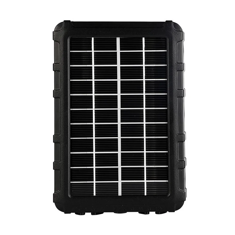 Trail Camera Solar Panel 4400mAh Rechargeable Solar Charger for Hunting Camera EU and US Plug Hunting Accessories
