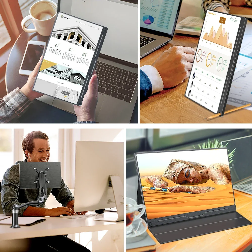 UPERFECT ӿ ޴ , USB C Ÿ,   ð, IPS HDR, Ʈ , 繫 ȭ, 60hz, 13.3 ġ, 1080P