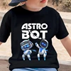 Funny Astro Bot Design T-Shirt Kids Crew Neck Short Sleeve Tops Tees Cartoon Game Character Robot Boys Girls Streetwear Tshirt 1