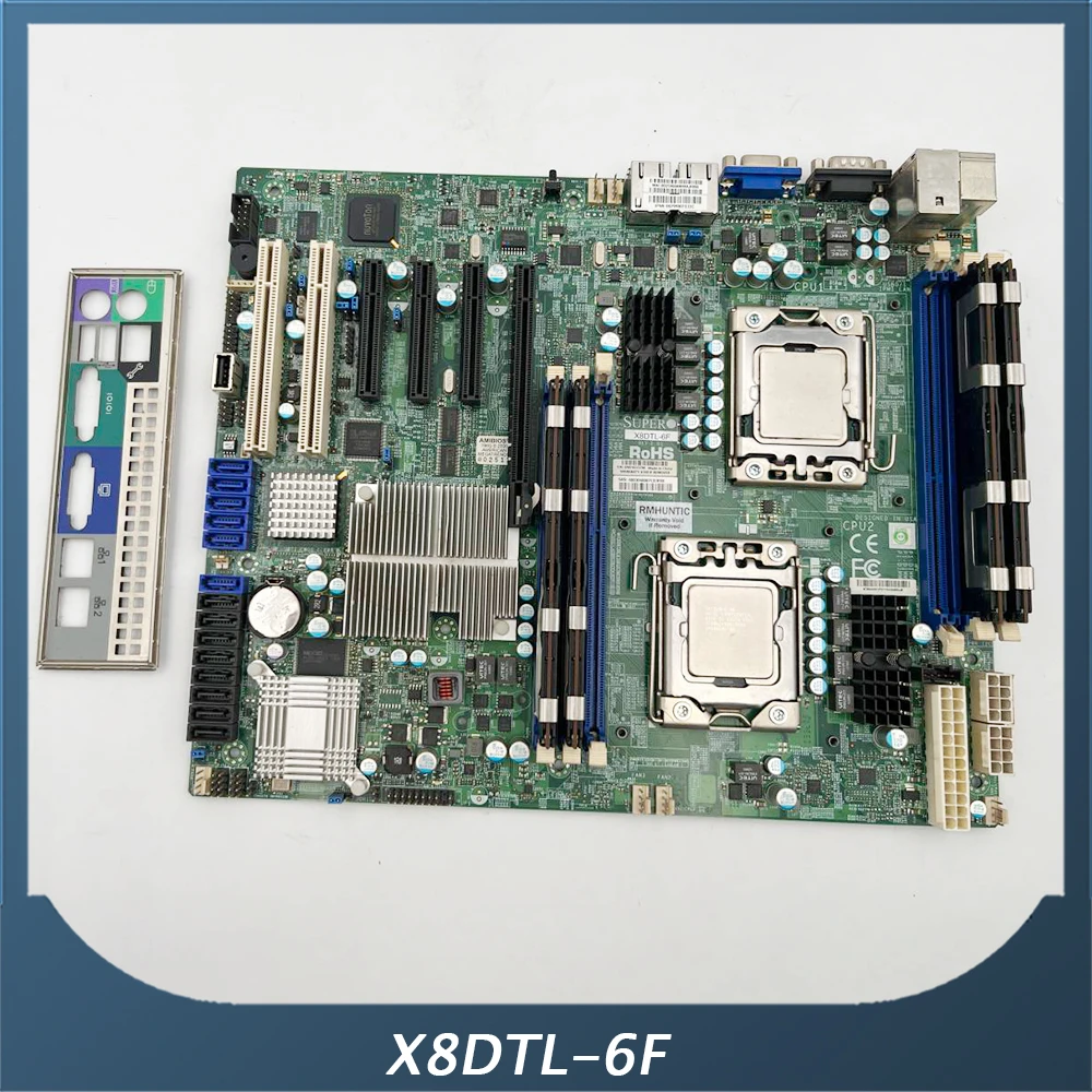 Workstation Motherboard For Supermicro X8DTL 6F X8DTL 6 LGA1366 X58 Game Hang Up Fully Tested Good