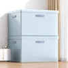 Clothing Storage Box Household Fabric Folding Basket Wardrobe Quilts Large Capacity Organization Box Sorting Storage 1