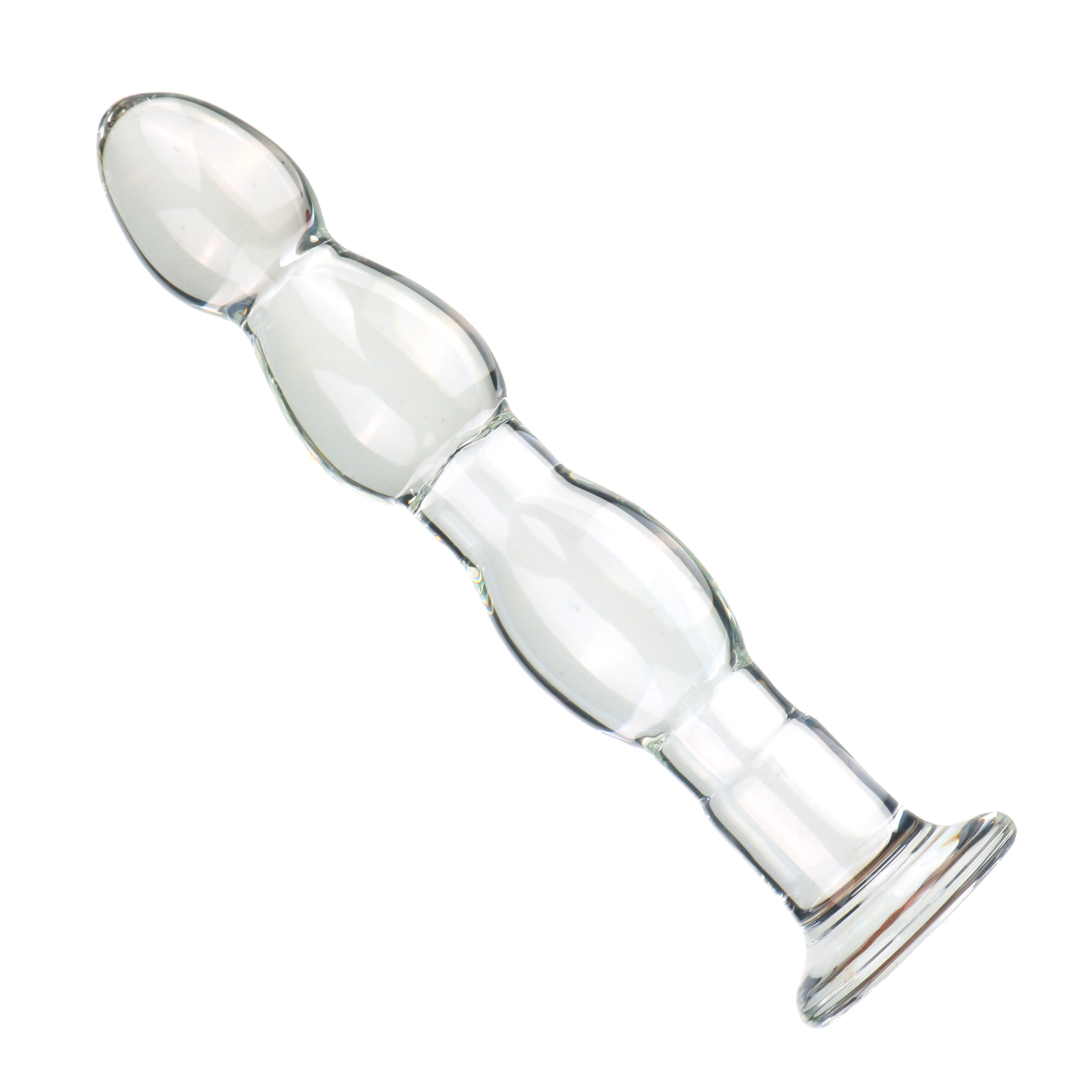 Glatt Transparentes Analplug Aus Glas Massagegerät Für Erwachsene_voghion.com