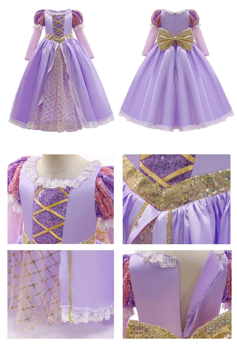 Vestido Princesa Sofia Disney - 2 a 10 Anos – O Mundo da Nuvem