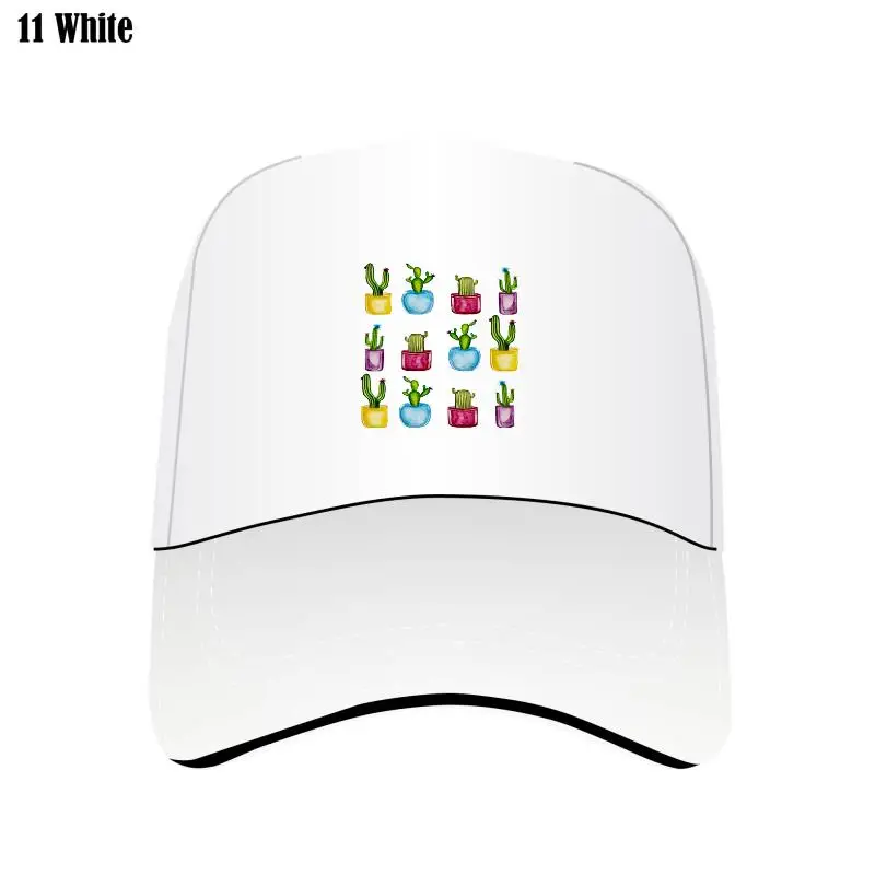 

Ameitte Модные Различные кактусы в керамических горшках индивидуальная шляпа мужская кактус Печатный Регулируемый сетчатый стиль кепки