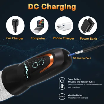 Automatic 360 Rotation Male Masturbator for Men Vagina Vibrator 3D Lips Penis Massager Pussy Man Masturbation cup Adult Sex Toys