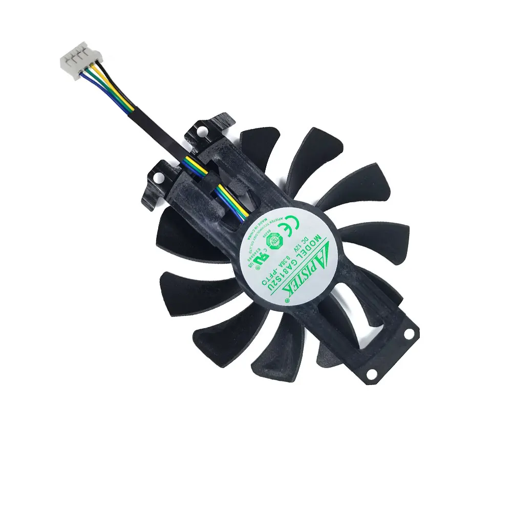 Фото Вентилятор для видеокарты KFA2 GTX760 Galaxy GTX 760, 75 мм, 4-контактный, GA81S2U, 12 В постоянного тока, 0,38 А №5