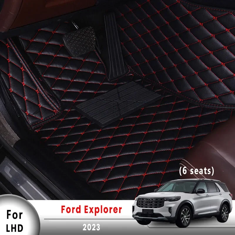 

Carpets For Ford Explorer 2023 (6 seats) Car Floor Mats Auto Interiors Accessories Foot Pedals Covers Products Waterproof Pedals