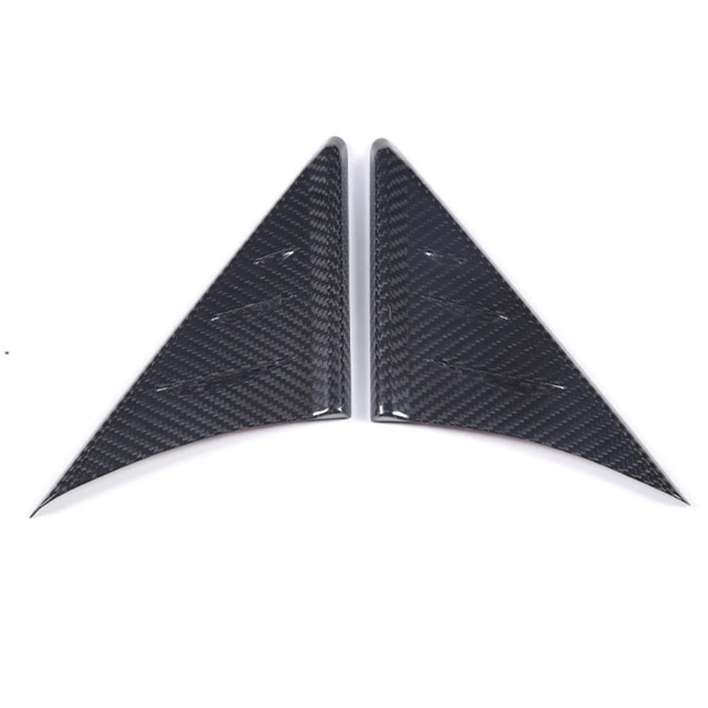 

Real Carbon Fiber Rear View Mirror Apillar Triangle Cover For Supra 1922 Modernize Your Car's Look Protects from Scratches