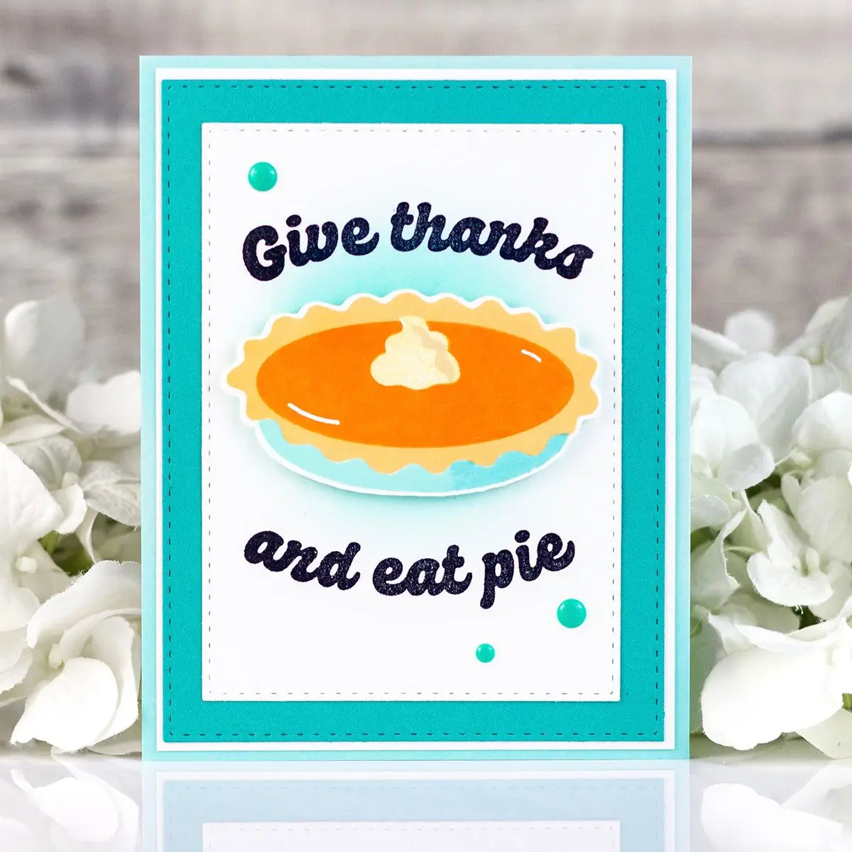Fall Thankful Clear Stamp and Metal Cutting Dies for Card Making DIY Scrapbooking Photo Album Embossing Paper Card Bundle Stamp