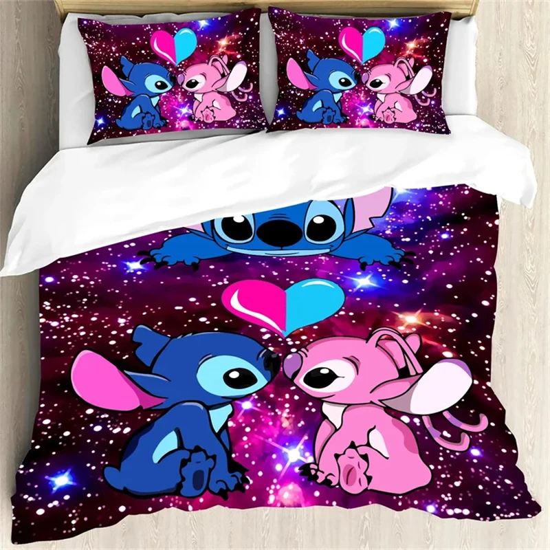 Description Picture 3 of itemStitch Duvet Cover 2pcs/3pcs Multi-size Quilt Cover Pillowcase Needlework Set Bedding Children's Gift Single Double Bed  Size