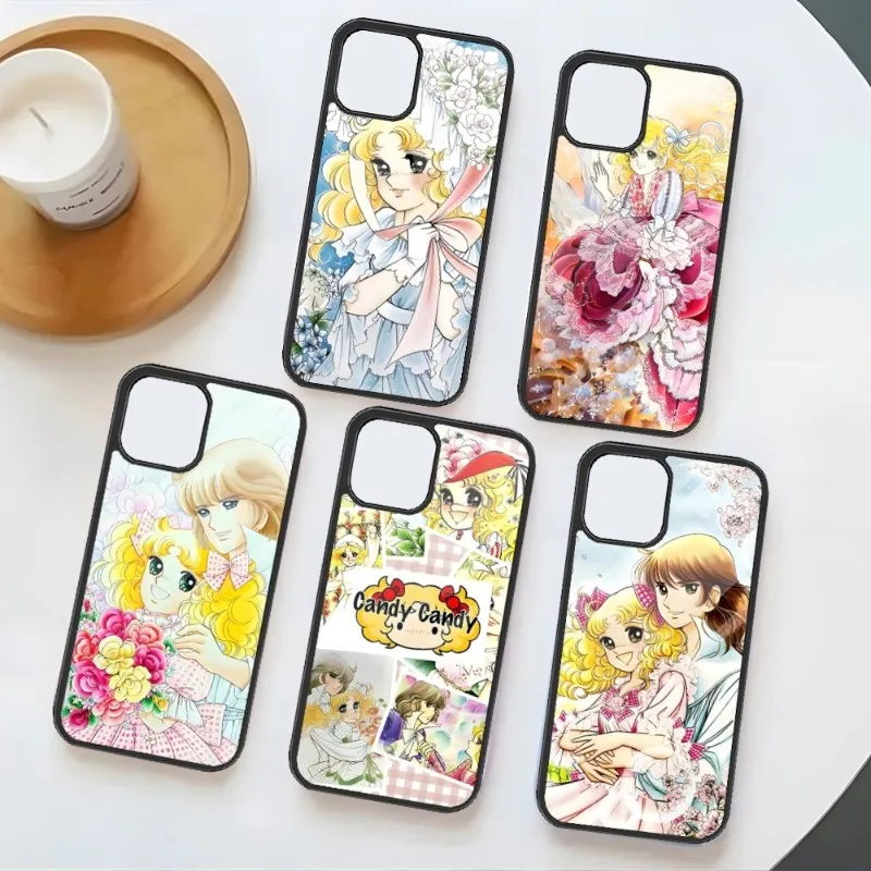 Anime Manga Candy Candy Phone Case Pc + Tpu Funda Per Samsung Galaxy S10 S30 S22 S20 S21 Plus Ultra Note 10 Pro 20 Luxury Cover