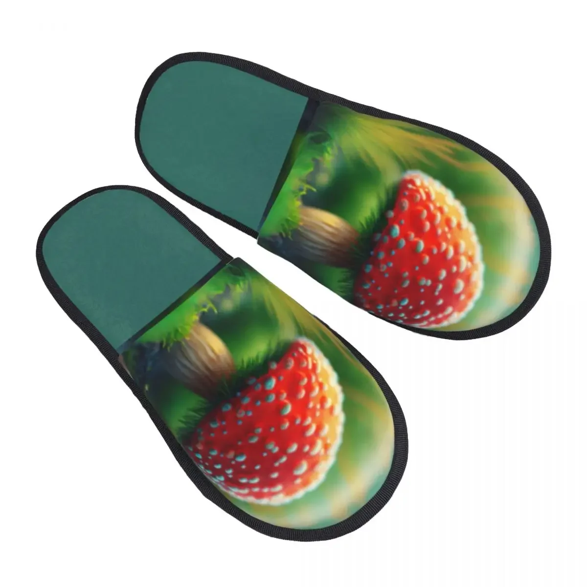 

Домашние теплые тапочки в форме грибов в Мохе, домашние плюшевые тапочки, домашние мягкие пушистые Тапочки