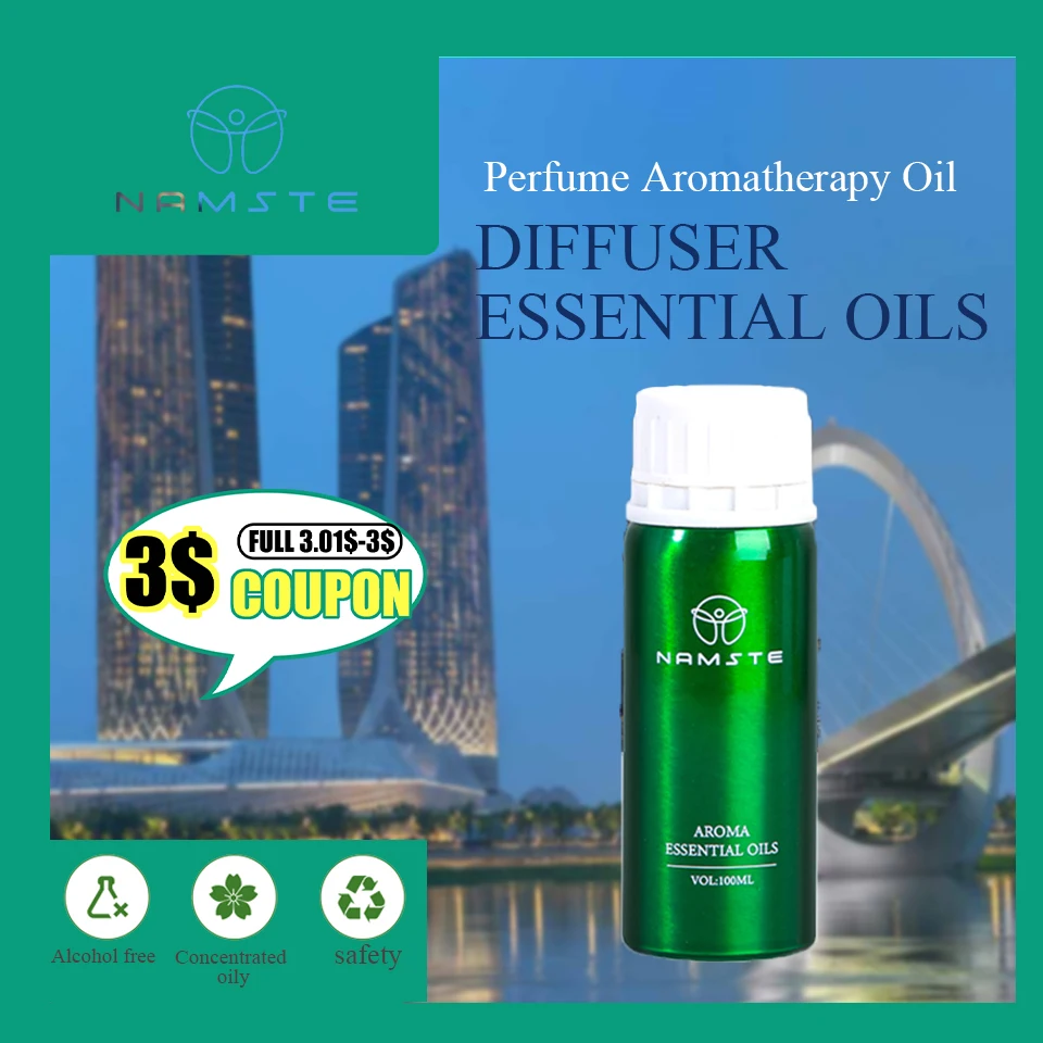 

Диффузор эфирного масла NAMSTE 100 мл, парфюмерный натуральный материал, высокая концентрация, коммерческий