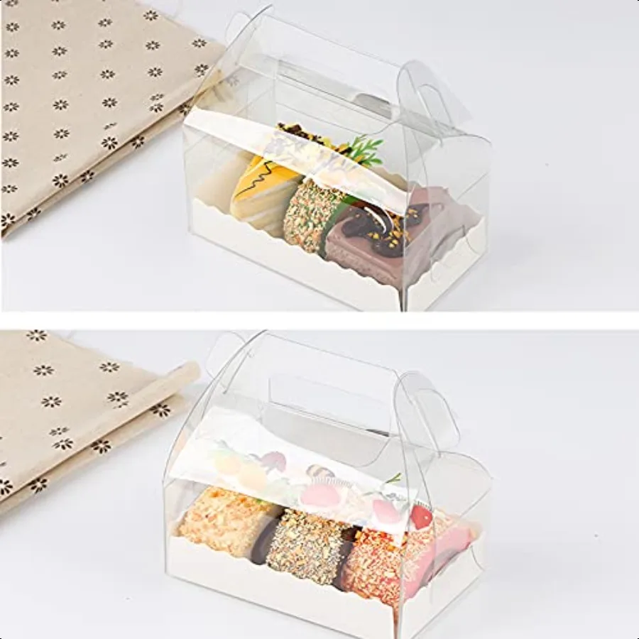 Clear Gable Bakery Gift Boxes 15 Pack