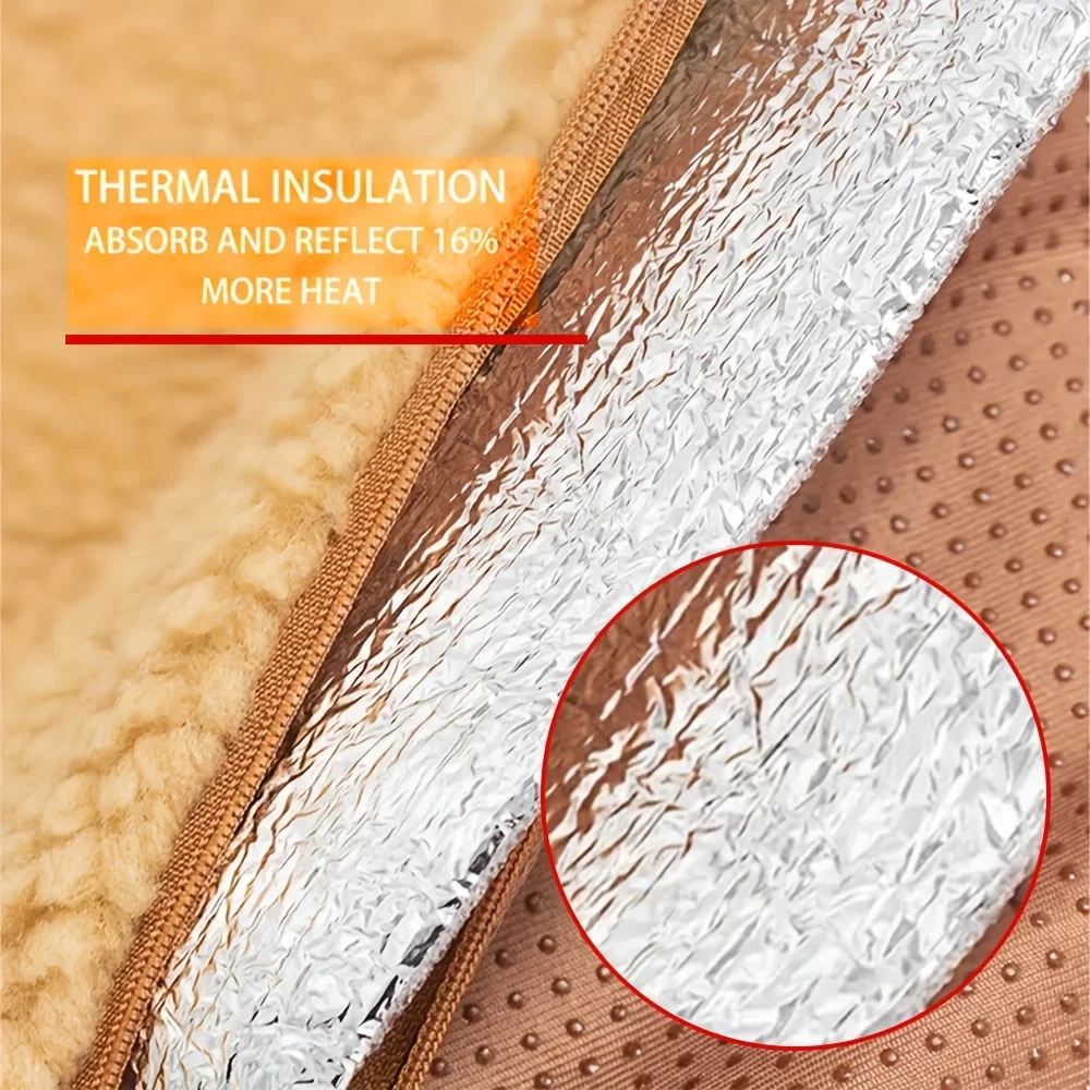 Self-Warming Pet Pads Blanket Puppy Pad Warm Cushion Mat for Cats Dogs Washable Pets with Thermal Body Heat Reflecting Core Pad 4