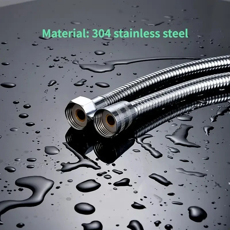Shower Tube Extension Stainless Steel Universal Woven