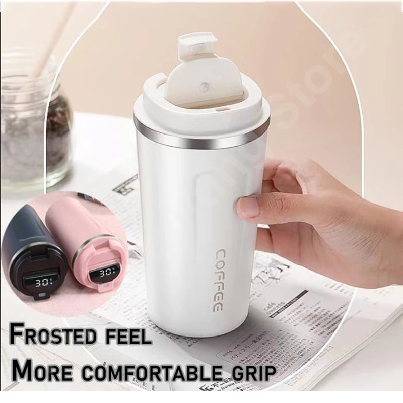 500mlStainlessSteelCoffeeCupTravelThermalMugLeakProofThermosBottleTeaCoffeeMug