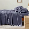Dreamreal Cooling Bed Sheet Set 100% Bamboo Bedding Sheets Hotel Luxury Fitted & Flat Sheet Pillowcase Silky Soft Breathable 5
