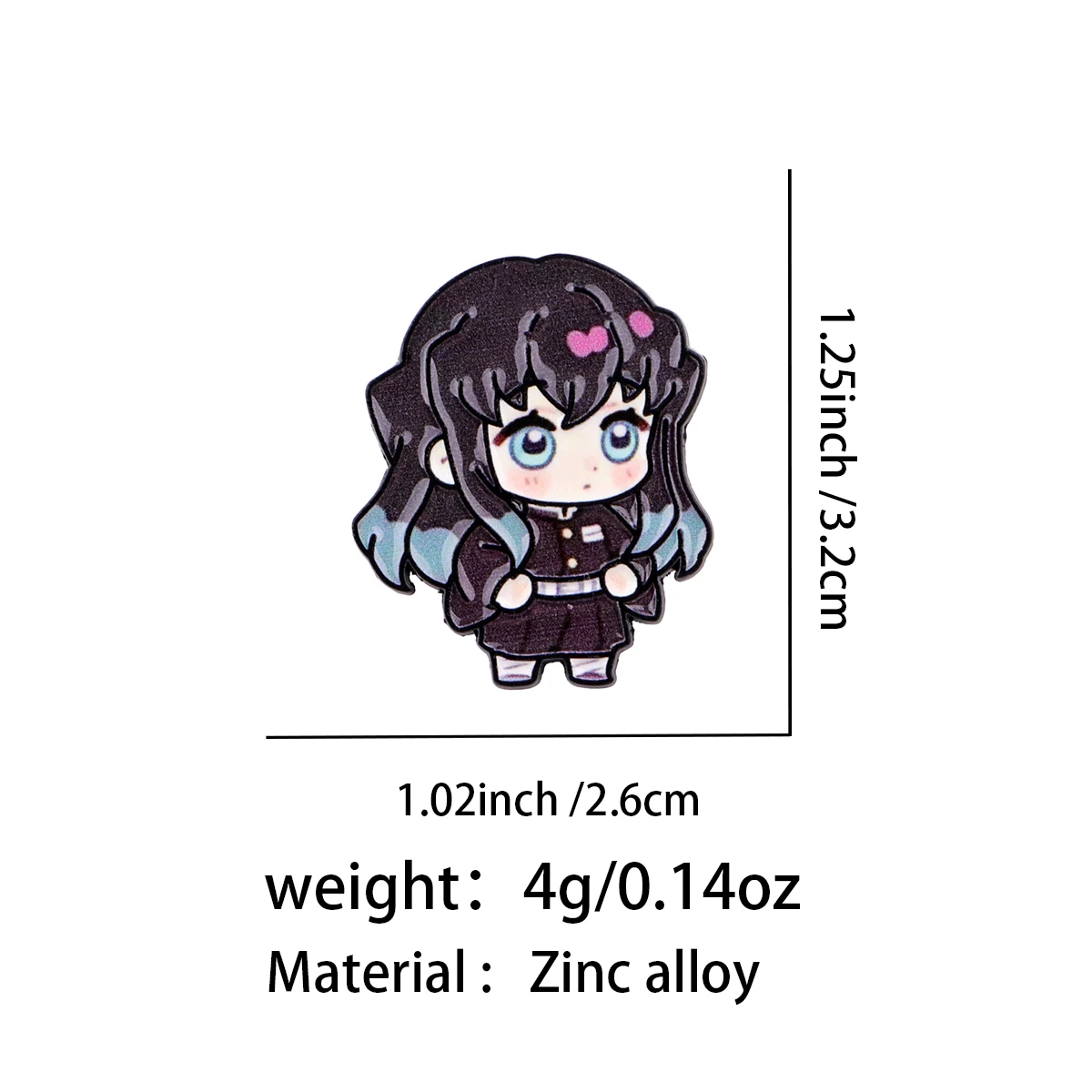 Charming Anime Enamel Pin: Cute Cartoon Lapel Brooch for Clothes & Accessories Gifts
