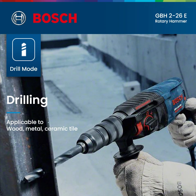 Bosch Professional Electric Drill Brushless Percussion Hammer Drill 3J Impact Force Electric Screwdriver Steel Wood Masonry Dril 1 5 6 5mm twist drill bits hss hexagonal shank high speed steel electric screwdriver drill bit electric drill for aluminum wood