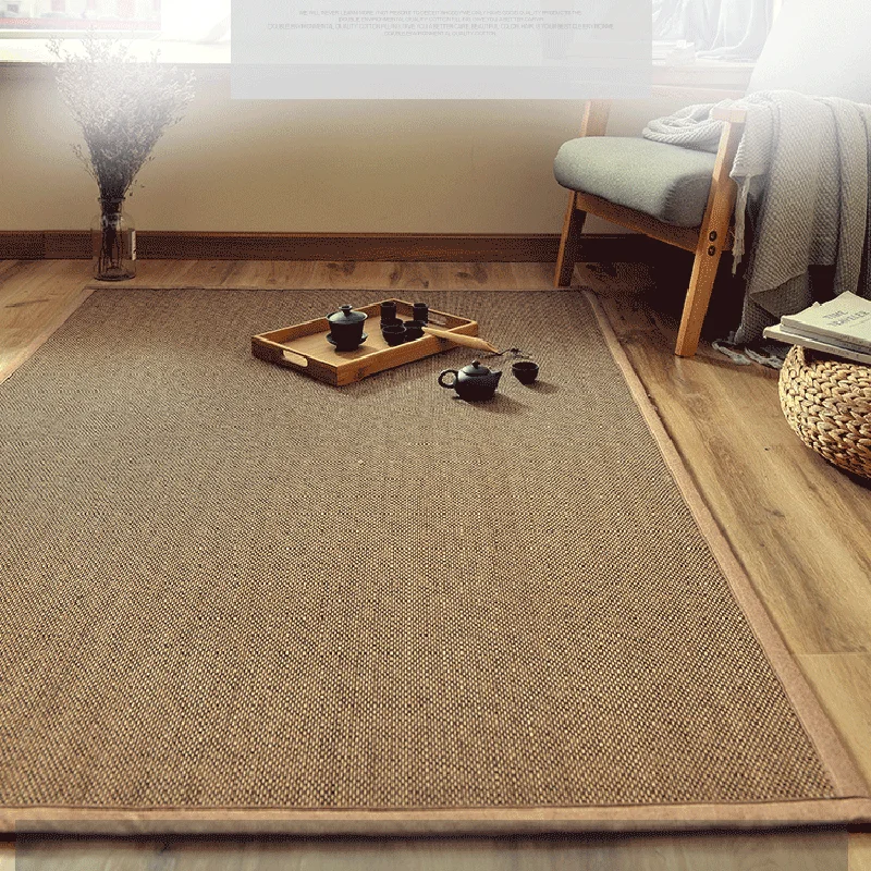 Japanese Style Bamboo Tatami Mat Oriental Design Asia Zen Floor Yoga  Mattress Rug For Sleeping Bedroom Fiber Carpet