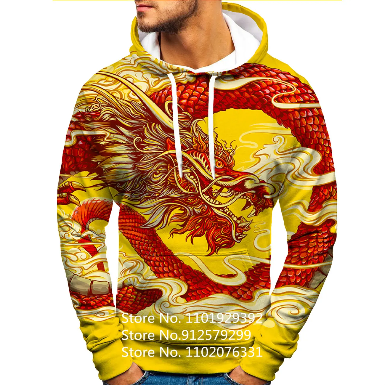 

Retro Dragon Tattoo 3D Printed Men Hoodies Retro Harajuku Fashion Hooded Sweatshirt Autumn Hoody Casual Streetwear Hoodie
