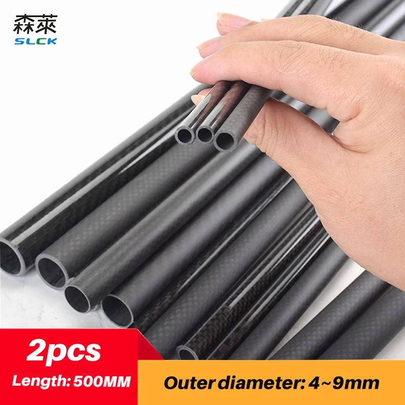 Pièce De Monde Miniature SOURCING MAP Tige Fibre Carbone 8mm X 150mm Pour RC Avion DIY Outil