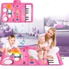 2 In 1 Piano Mat for Kids Piano Keyboard & Jazz Drum Music Touch Play Carpet Baby Toddlers Music Instrument Education Toys Gift 3