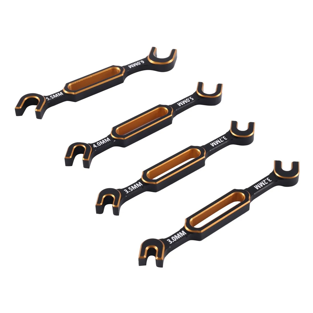 4 teile/satz schlüssel 1/3/3/2/3/5/3/4/5/5/6mm Spann schloss mutter Kugelgelenk entferner Universal werkzeug für Reparatur werkzeuge für RC-Autozubehör – Detail 3