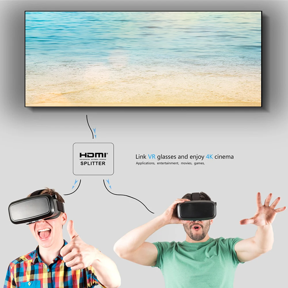 PC Ʈ  Ϳ HDMI й, 1 in 4 out , 1080P  й, 1x2, 1x4, 4K HDMI й