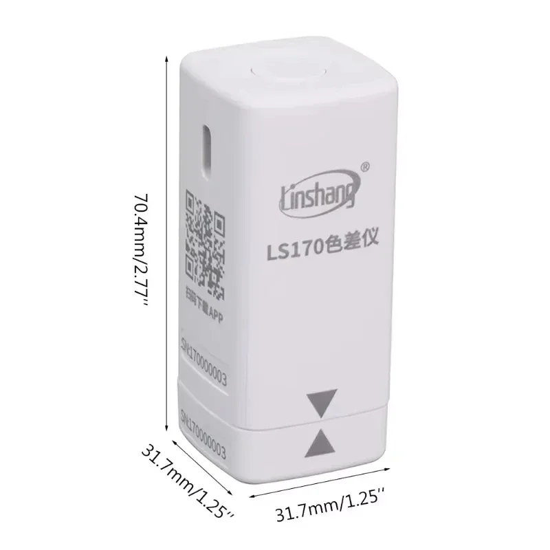 Linshang LS171 LS170 Mobile Phone APP Portable Colorimeter analyzer Screen Digital Precise LAB Meter Tester 8mm