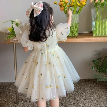 Girls Floral Princess Tutu Dress 1
