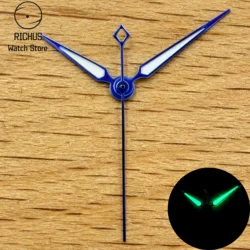 Luminous Sword Watch Hands Set for Quartz Movement Repair (Blue)