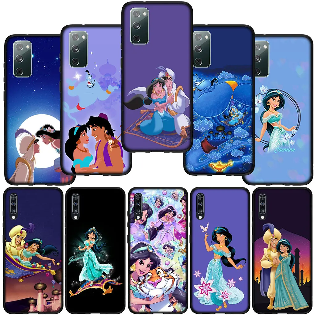 Funda De Teléfono Aladdin Princess Jasmine Para Samsung Galaxy S23 S22 S21 S20 Fe Ultra S8 Plus A12 A13 A21S A71 S7, Carcasa Suave
