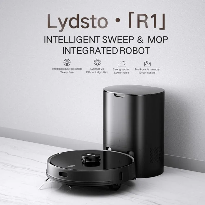 

Xiaomi Mijia Youpin Lydsto R1 with Smart Station Innovation & Intelligence Robot Auto - Vacuum Cleaner 200ml Dust Tank 2700 Pa