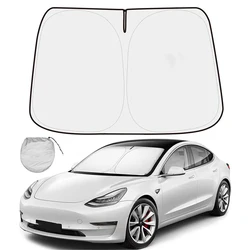 Premium Car Windshield Sun Shade and UV Protector - Foldable Sun Visor Shield (Dark Grey)