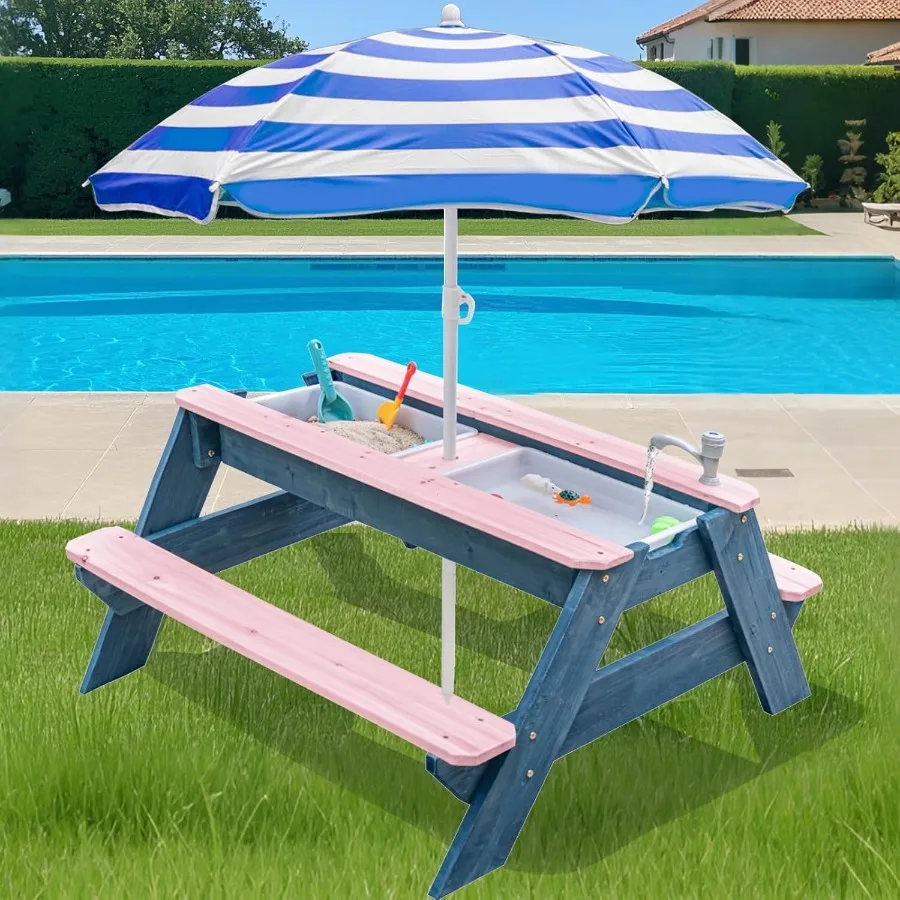 Kids 3-in-1 Sand & Water Table 4