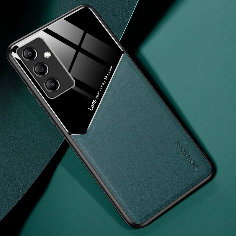 Luxury Leather Magnetic Silicone Phone Protection Case