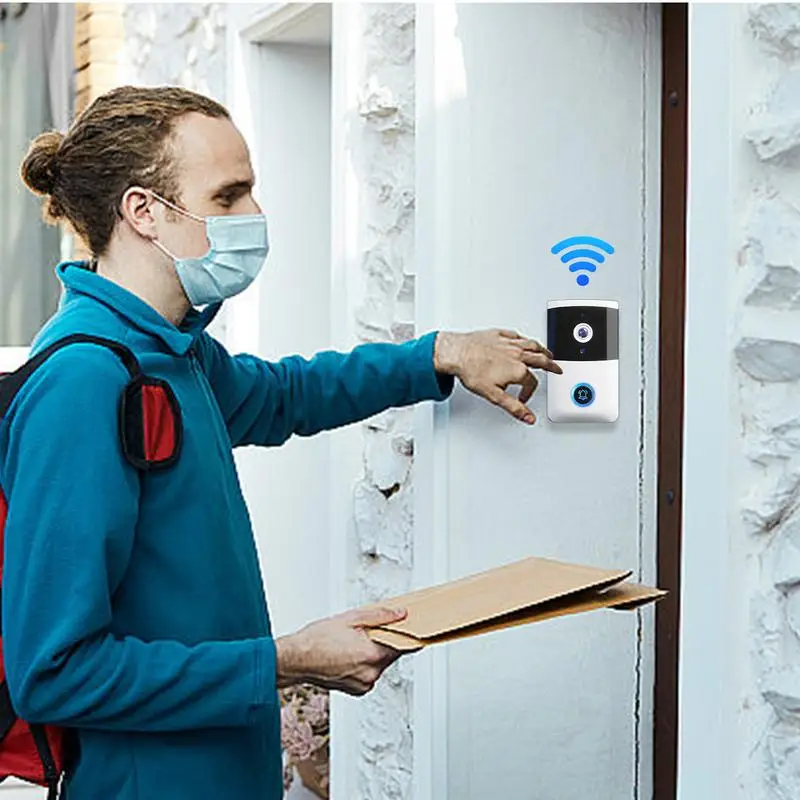 무선 보안 카메라 비주얼 초인종, 방수 야외 초인종, 무선 보안 비디오 초인종, 스마트 초인종