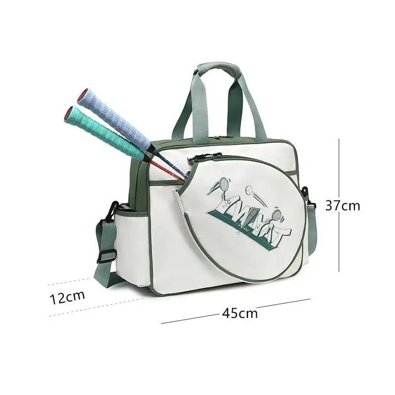 2024 Original Tennis Bag Badminton Bag Women's Adult Style One Shoulder Korean Fashion Version Men's Couples Sports Bags 6